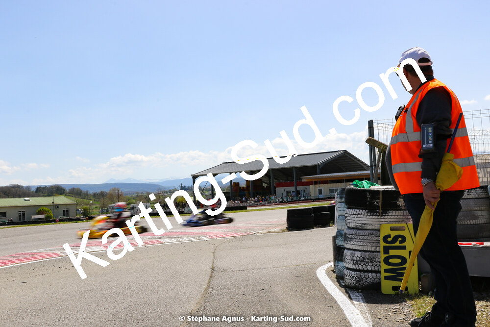 16 & 17/04/2022 : 3ème manche du Championnat du Sud 2022 au circuit d’Aigues-Vives (photos Stéphane Agnus) 2022 — karting