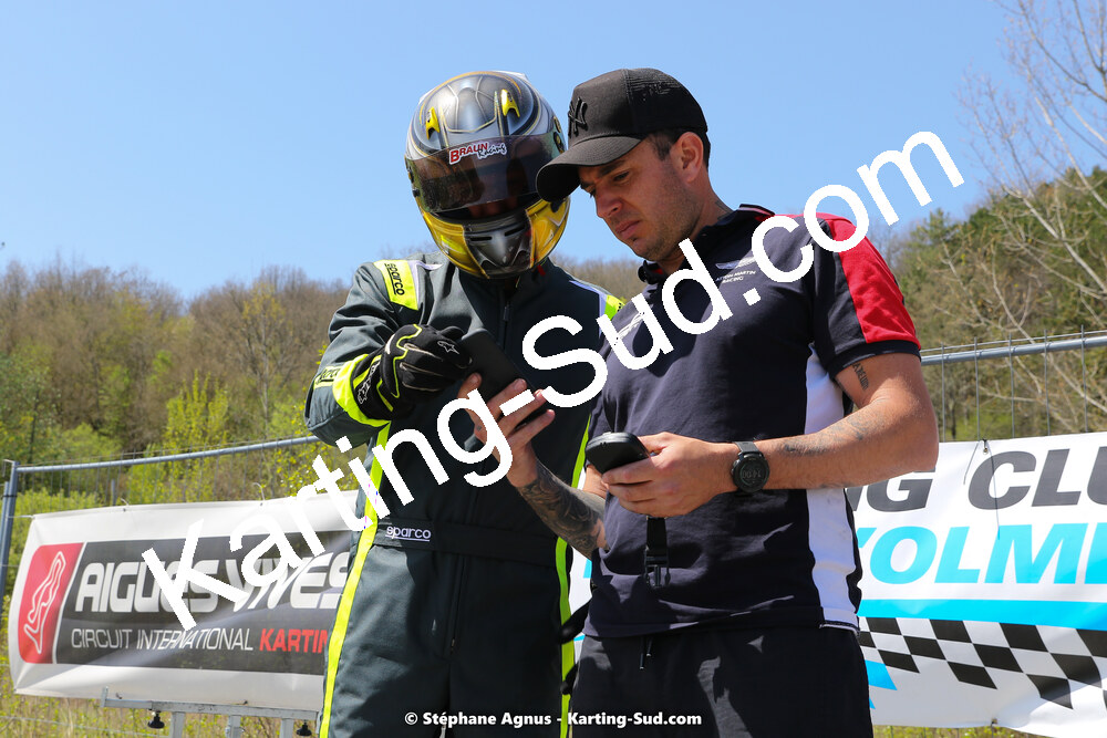 16 & 17/04/2022 : 3ème manche du Championnat du Sud 2022 au circuit d’Aigues-Vives (photos Stéphane Agnus) 2022 — karting
