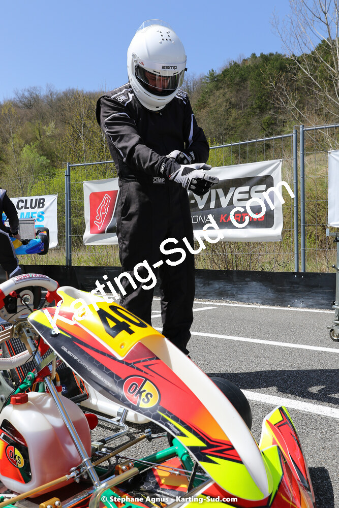 16 & 17/04/2022 : 3ème manche du Championnat du Sud 2022 au circuit d’Aigues-Vives (photos Stéphane Agnus) 2022 — karting