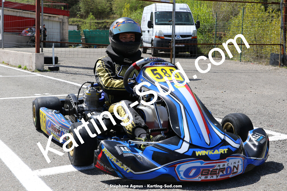 16 & 17/04/2022 : 3ème manche du Championnat du Sud 2022 au circuit d’Aigues-Vives (photos Stéphane Agnus) 2022 — karting