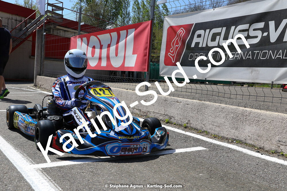 16 & 17/04/2022 : 3ème manche du Championnat du Sud 2022 au circuit d’Aigues-Vives (photos Stéphane Agnus) 2022 — karting