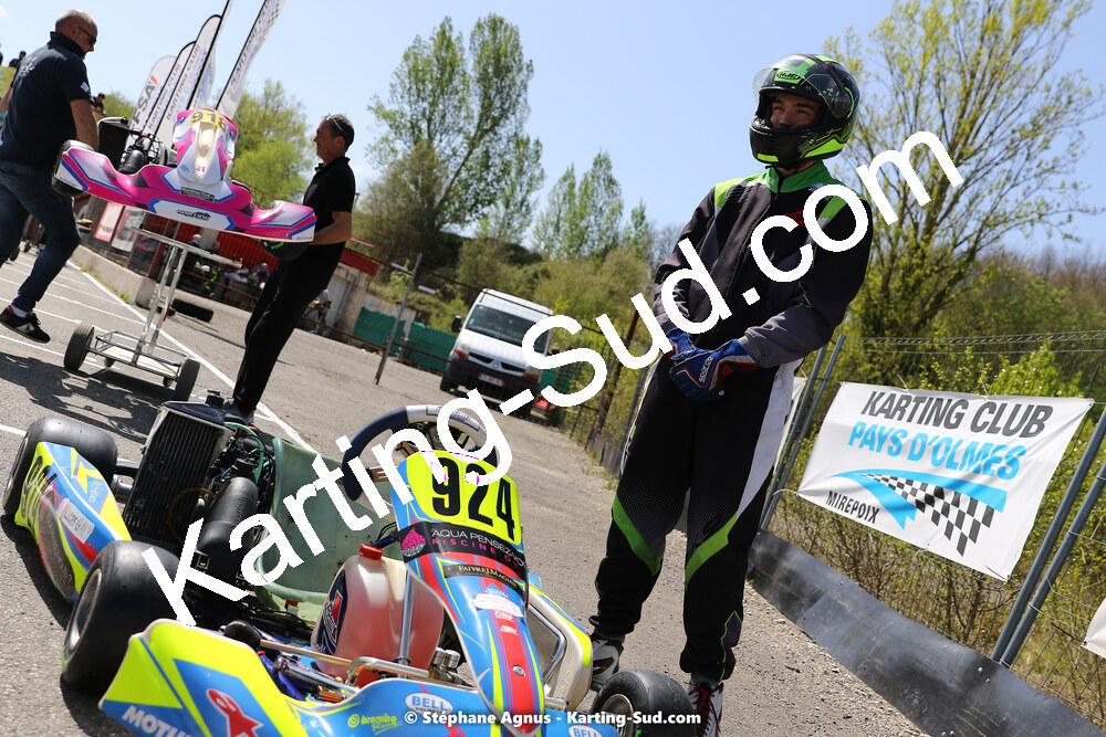 16 & 17/04/2022 : 3ème manche du Championnat du Sud 2022 au circuit d’Aigues-Vives (photos Stéphane Agnus) 2022 — karting