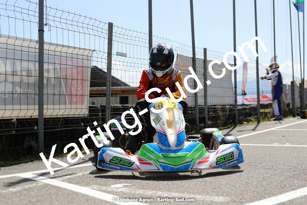 16 & 17/04/2022 : 3ème manche du Championnat du Sud 2022 au circuit d’Aigues-Vives (photos Stéphane Agnus) 2022 — karting