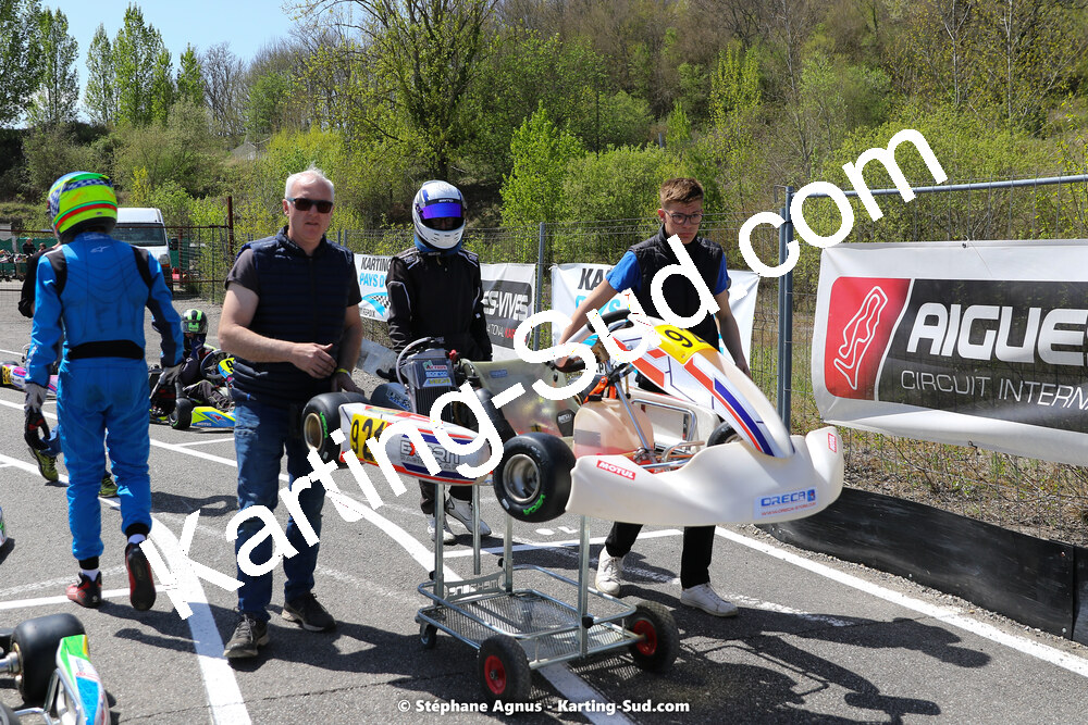 16 & 17/04/2022 : 3ème manche du Championnat du Sud 2022 au circuit d’Aigues-Vives (photos Stéphane Agnus) 2022 — karting