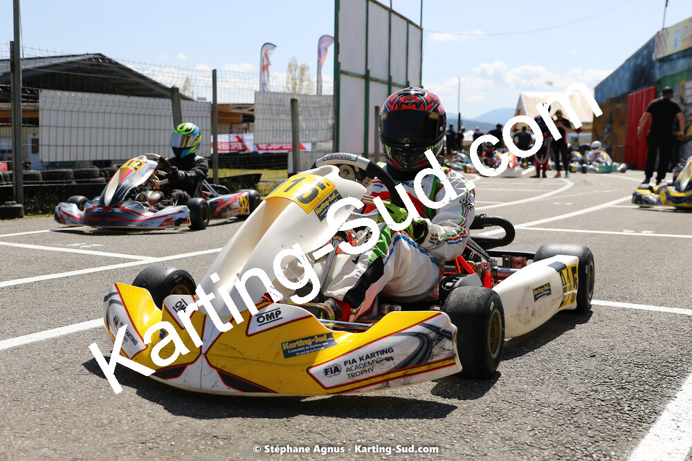 16 & 17/04/2022 : 3ème manche du Championnat du Sud 2022 au circuit d’Aigues-Vives (photos Stéphane Agnus) 2022 — karting
