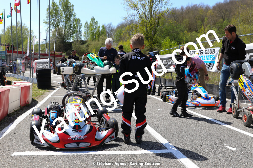 16 & 17/04/2022 : 3ème manche du Championnat du Sud 2022 au circuit d’Aigues-Vives (photos Stéphane Agnus) 2022 — karting