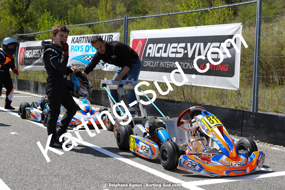 16 & 17/04/2022 : 3ème manche du Championnat du Sud 2022 au circuit d’Aigues-Vives (photos Stéphane Agnus) 2022 — karting