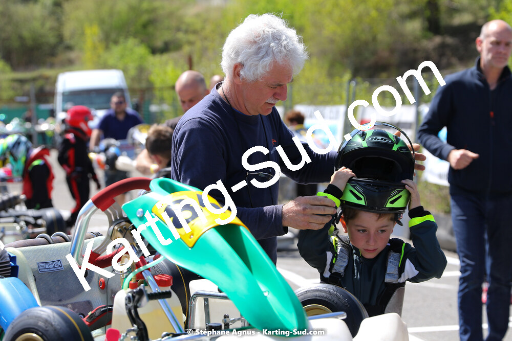 16 & 17/04/2022 : 3ème manche du Championnat du Sud 2022 au circuit d’Aigues-Vives (photos Stéphane Agnus) 2022 — karting