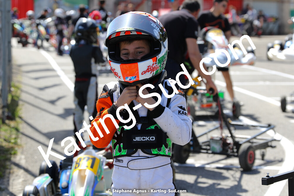 16 & 17/04/2022 : 3ème manche du Championnat du Sud 2022 au circuit d’Aigues-Vives (photos Stéphane Agnus) 2022 — karting