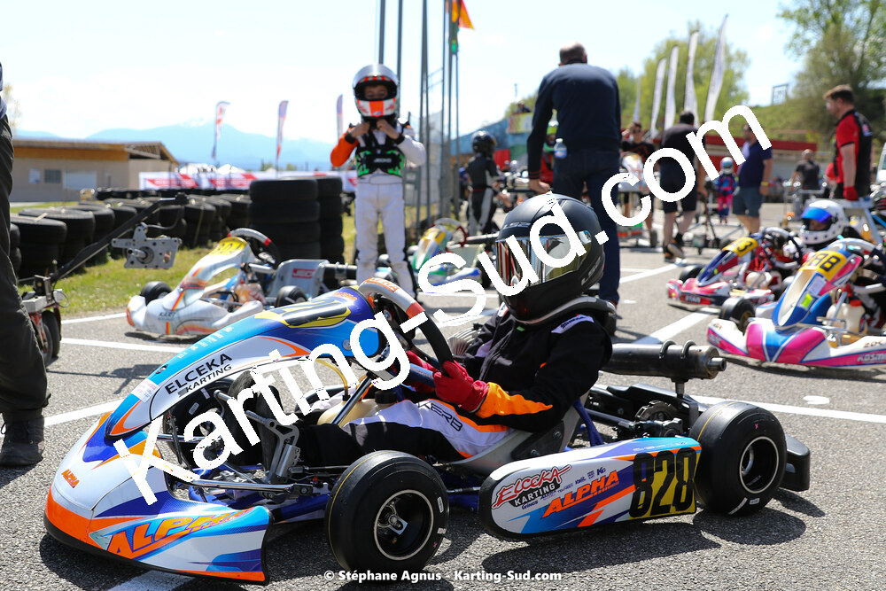 16 & 17/04/2022 : 3ème manche du Championnat du Sud 2022 au circuit d’Aigues-Vives (photos Stéphane Agnus) 2022 — karting