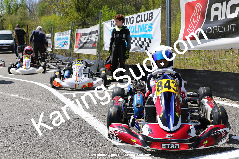 16 & 17/04/2022 : 3ème manche du Championnat du Sud 2022 au circuit d’Aigues-Vives (photos Stéphane Agnus) 2022 — karting