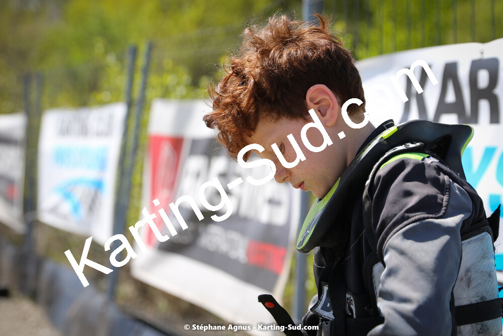 16 & 17/04/2022 : 3ème manche du Championnat du Sud 2022 au circuit d’Aigues-Vives (photos Stéphane Agnus) 2022 — karting