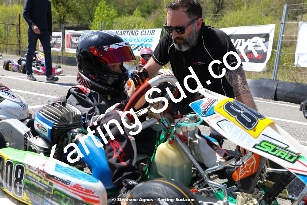 16 & 17/04/2022 : 3ème manche du Championnat du Sud 2022 au circuit d’Aigues-Vives (photos Stéphane Agnus) 2022 — karting