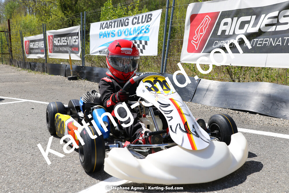 16 & 17/04/2022 : 3ème manche du Championnat du Sud 2022 au circuit d’Aigues-Vives (photos Stéphane Agnus) 2022 — karting