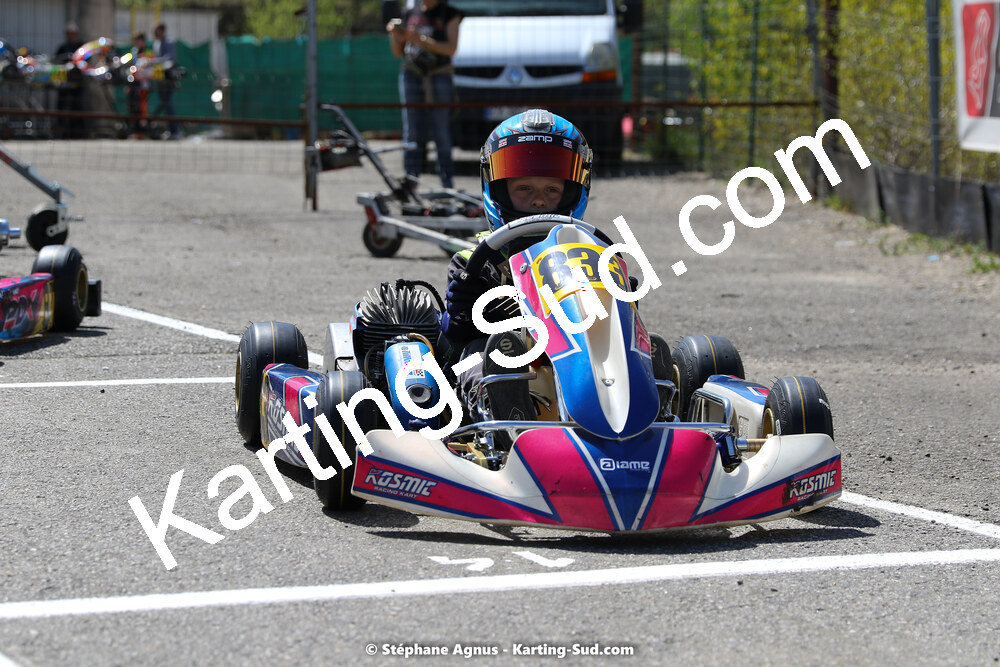 16 & 17/04/2022 : 3ème manche du Championnat du Sud 2022 au circuit d’Aigues-Vives (photos Stéphane Agnus) 2022 — karting
