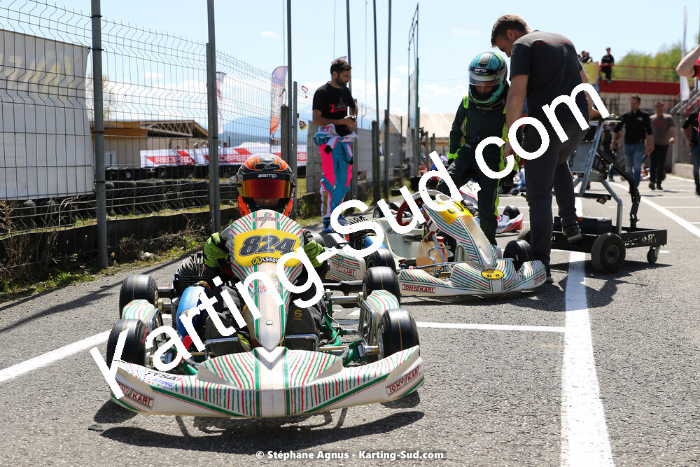 16 & 17/04/2022 : 3ème manche du Championnat du Sud 2022 au circuit d’Aigues-Vives (photos Stéphane Agnus) 2022 — karting