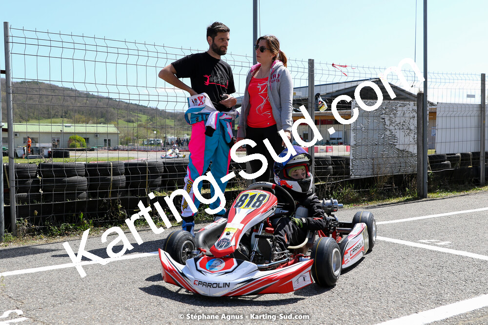 16 & 17/04/2022 : 3ème manche du Championnat du Sud 2022 au circuit d’Aigues-Vives (photos Stéphane Agnus) 2022 — karting