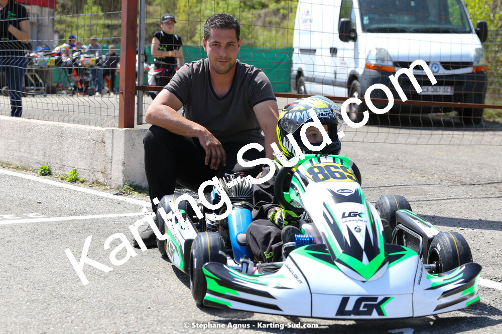 16 & 17/04/2022 : 3ème manche du Championnat du Sud 2022 au circuit d’Aigues-Vives (photos Stéphane Agnus) 2022 — karting