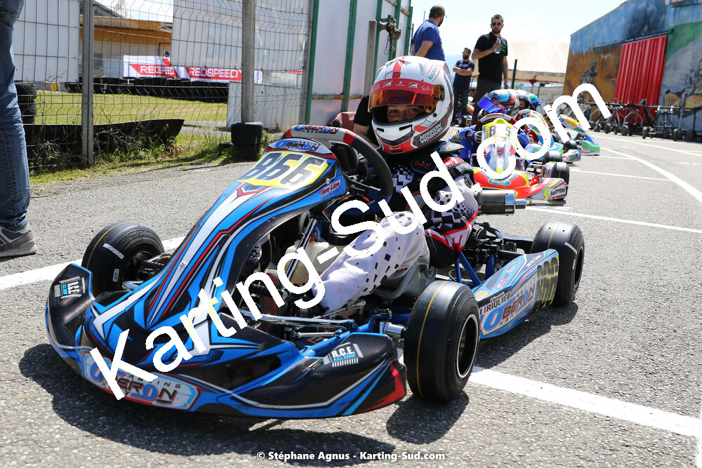 16 & 17/04/2022 : 3ème manche du Championnat du Sud 2022 au circuit d’Aigues-Vives (photos Stéphane Agnus) 2022 — karting