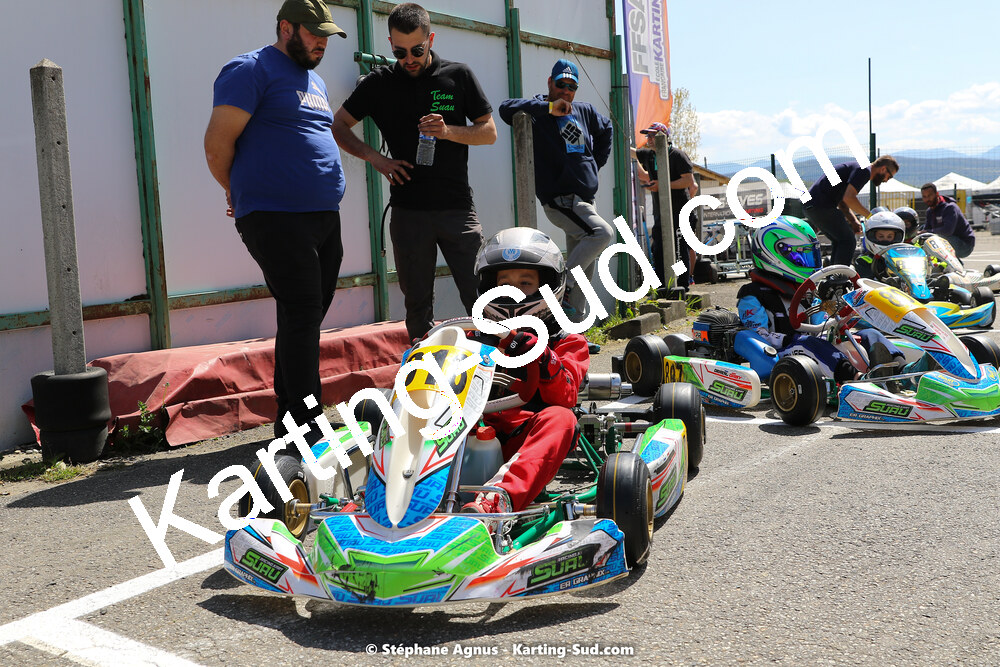 16 & 17/04/2022 : 3ème manche du Championnat du Sud 2022 au circuit d’Aigues-Vives (photos Stéphane Agnus) 2022 — karting