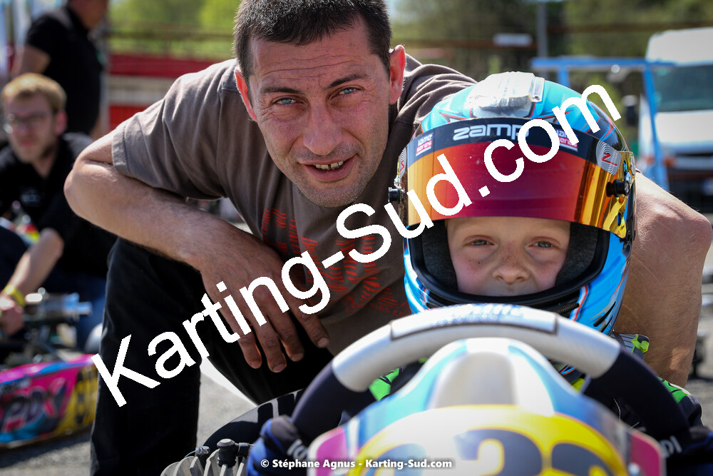 16 & 17/04/2022 : 3ème manche du Championnat du Sud 2022 au circuit d’Aigues-Vives (photos Stéphane Agnus) 2022 — karting
