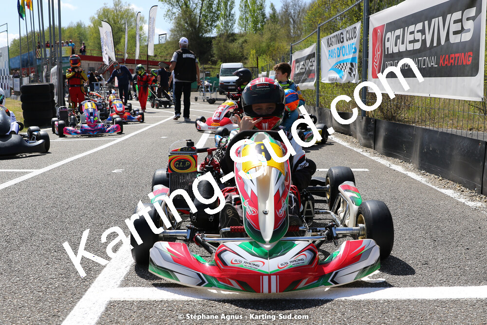 16 & 17/04/2022 : 3ème manche du Championnat du Sud 2022 au circuit d’Aigues-Vives (photos Stéphane Agnus) 2022 — karting