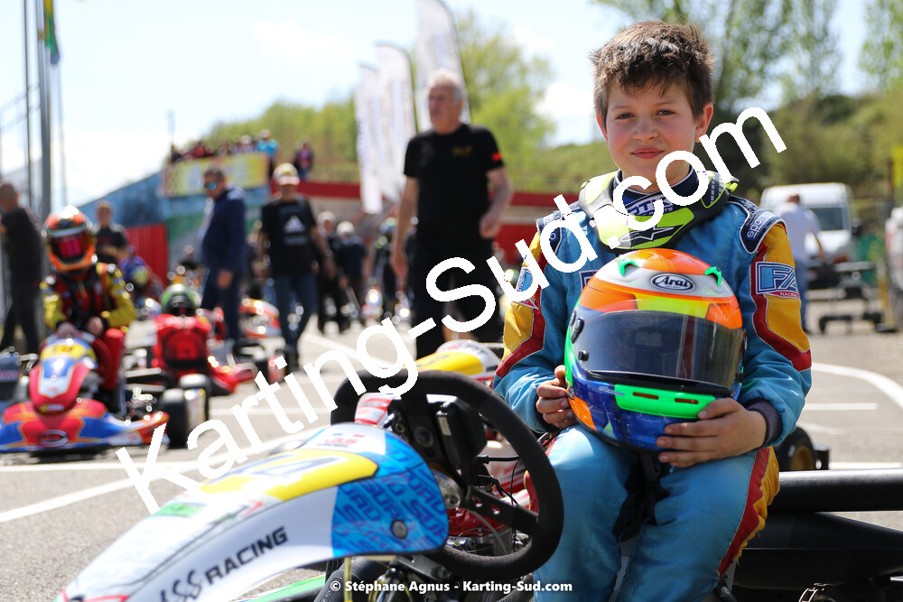 16 & 17/04/2022 : 3ème manche du Championnat du Sud 2022 au circuit d’Aigues-Vives (photos Stéphane Agnus) 2022 — karting