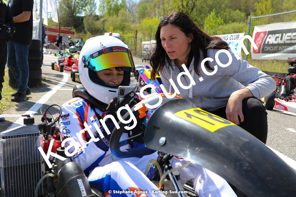 16 & 17/04/2022 : 3ème manche du Championnat du Sud 2022 au circuit d’Aigues-Vives (photos Stéphane Agnus) 2022 — karting