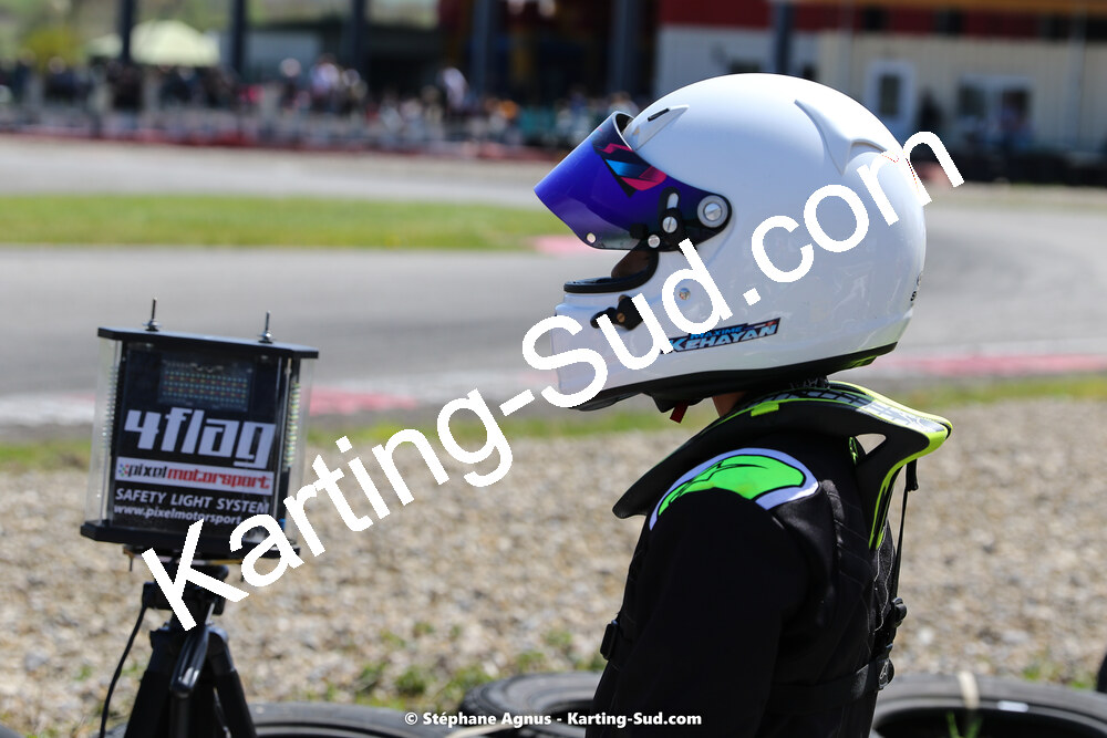 16 & 17/04/2022 : 3ème manche du Championnat du Sud 2022 au circuit d’Aigues-Vives (photos Stéphane Agnus) 2022 — karting