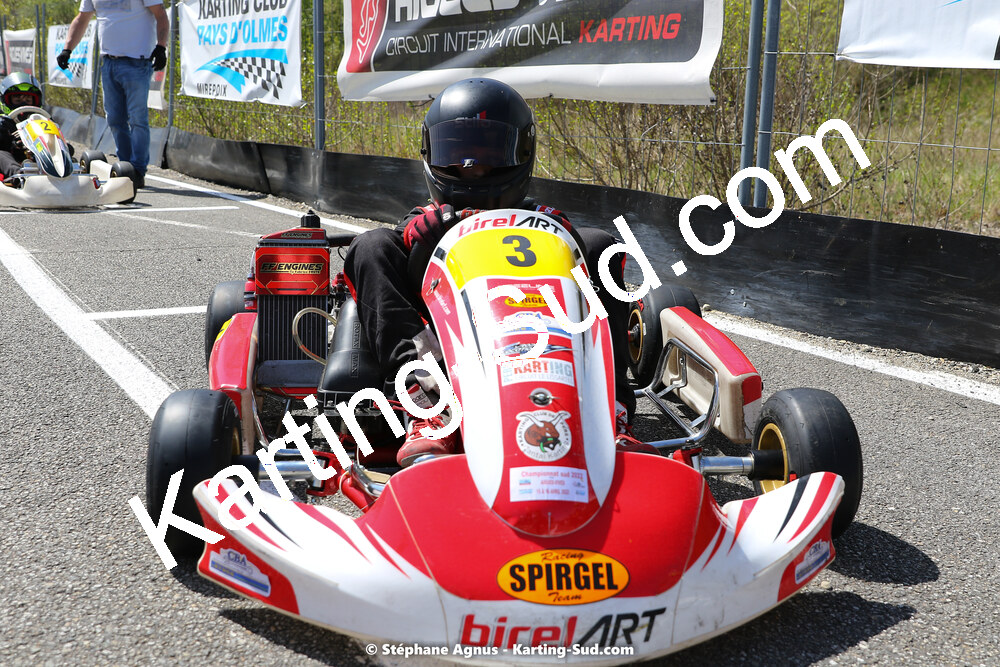 16 & 17/04/2022 : 3ème manche du Championnat du Sud 2022 au circuit d’Aigues-Vives (photos Stéphane Agnus) 2022 — karting