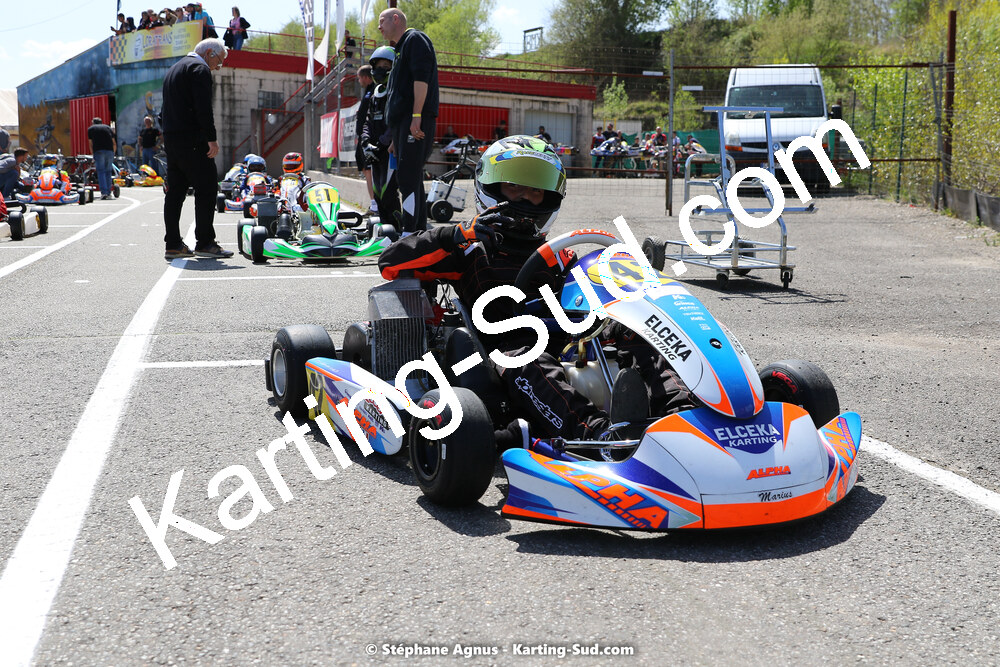 16 & 17/04/2022 : 3ème manche du Championnat du Sud 2022 au circuit d’Aigues-Vives (photos Stéphane Agnus) 2022 — karting