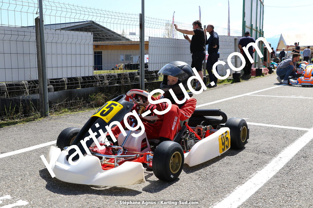 16 & 17/04/2022 : 3ème manche du Championnat du Sud 2022 au circuit d’Aigues-Vives (photos Stéphane Agnus) 2022 — karting