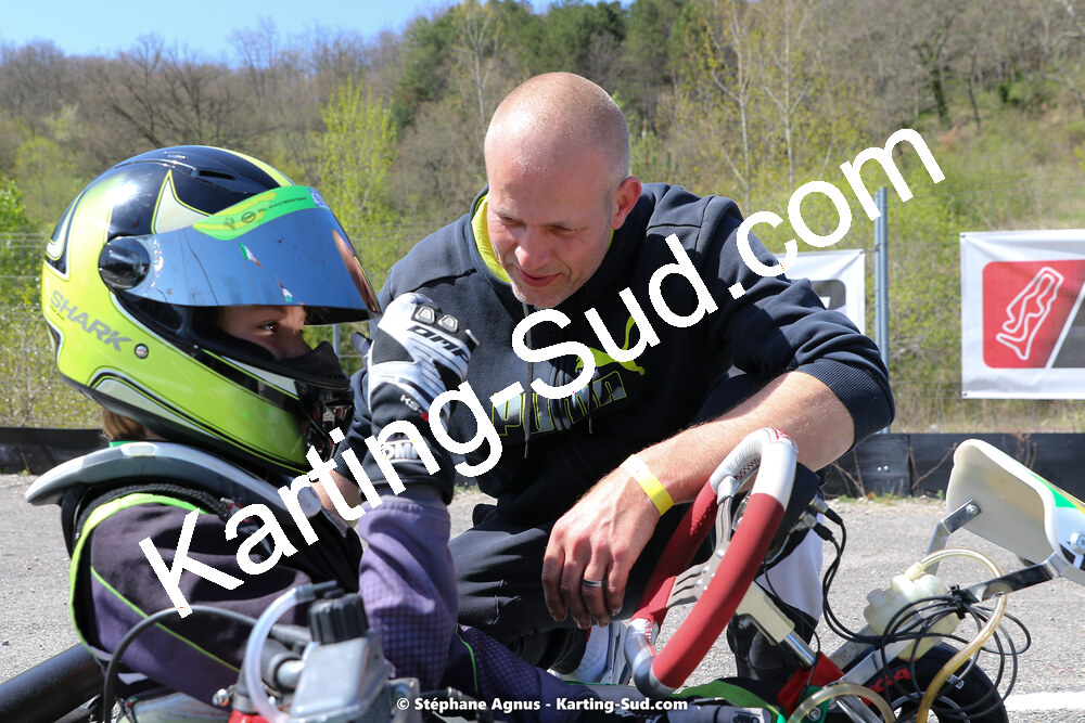 16 & 17/04/2022 : 3ème manche du Championnat du Sud 2022 au circuit d’Aigues-Vives (photos Stéphane Agnus) 2022 — karting