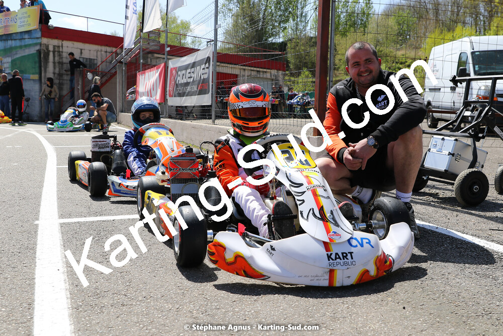 16 & 17/04/2022 : 3ème manche du Championnat du Sud 2022 au circuit d’Aigues-Vives (photos Stéphane Agnus) 2022 — karting