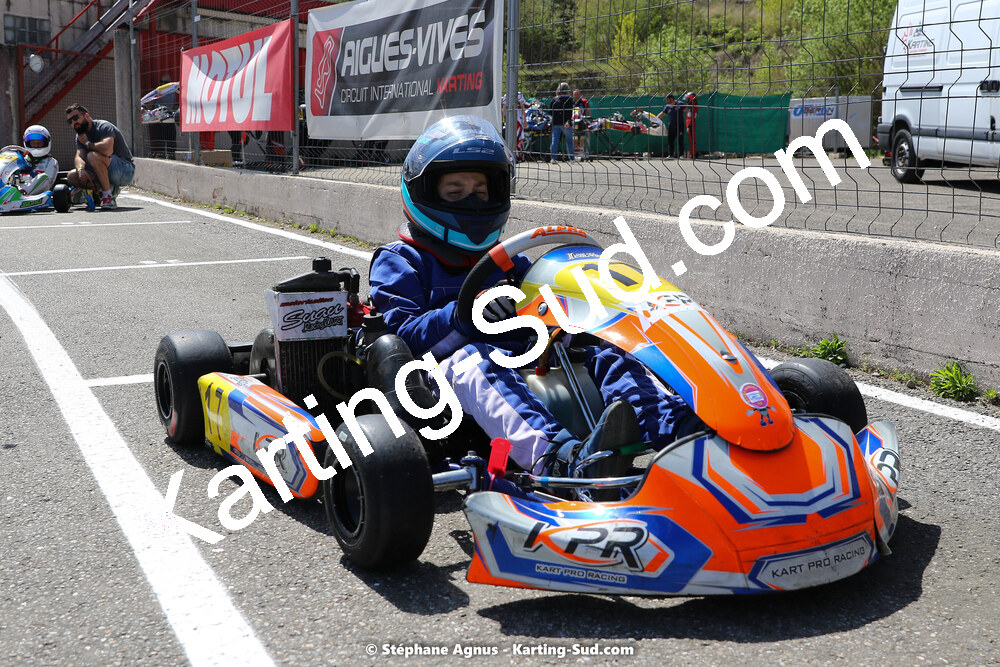 16 & 17/04/2022 : 3ème manche du Championnat du Sud 2022 au circuit d’Aigues-Vives (photos Stéphane Agnus) 2022 — karting
