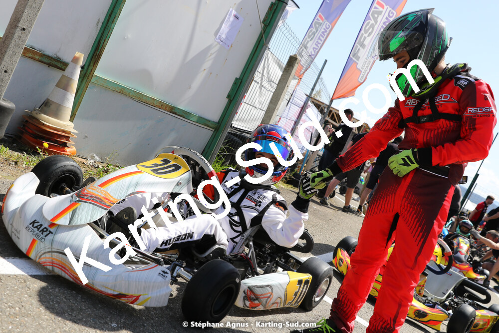 16 & 17/04/2022 : 3ème manche du Championnat du Sud 2022 au circuit d’Aigues-Vives (photos Stéphane Agnus) 2022 — karting