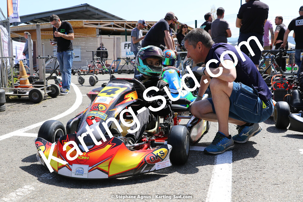 16 & 17/04/2022 : 3ème manche du Championnat du Sud 2022 au circuit d’Aigues-Vives (photos Stéphane Agnus) 2022 — karting