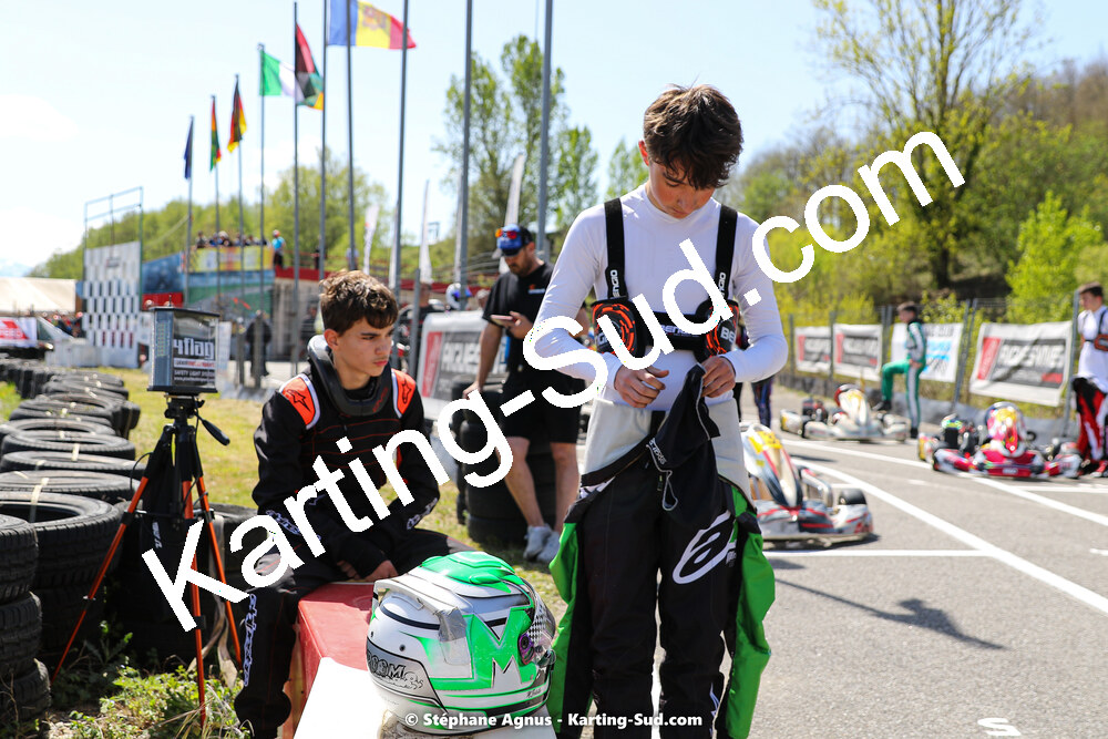 16 & 17/04/2022 : 3ème manche du Championnat du Sud 2022 au circuit d’Aigues-Vives (photos Stéphane Agnus) 2022 — karting