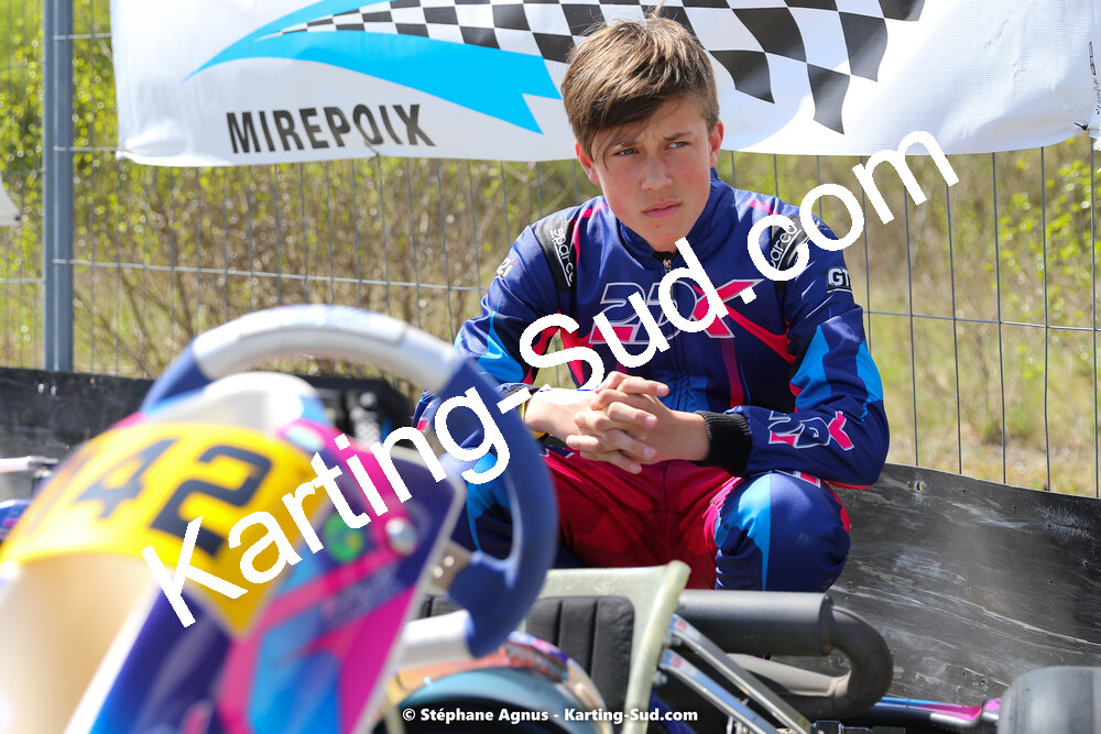 16 & 17/04/2022 : 3ème manche du Championnat du Sud 2022 au circuit d’Aigues-Vives (photos Stéphane Agnus) 2022 — karting