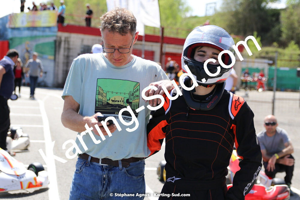 16 & 17/04/2022 : 3ème manche du Championnat du Sud 2022 au circuit d’Aigues-Vives (photos Stéphane Agnus) 2022 — karting