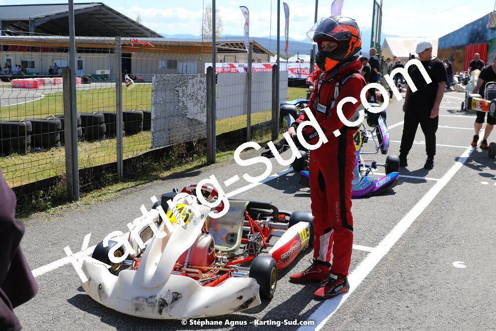 16 & 17/04/2022 : 3ème manche du Championnat du Sud 2022 au circuit d’Aigues-Vives (photos Stéphane Agnus) 2022 — karting