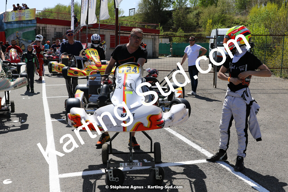 16 & 17/04/2022 : 3ème manche du Championnat du Sud 2022 au circuit d’Aigues-Vives (photos Stéphane Agnus) 2022 — karting