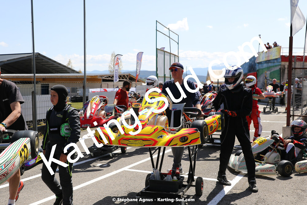 16 & 17/04/2022 : 3ème manche du Championnat du Sud 2022 au circuit d’Aigues-Vives (photos Stéphane Agnus) 2022 — karting