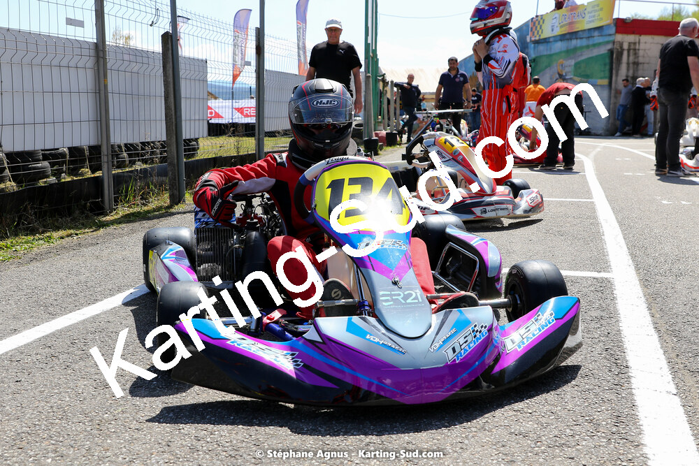 16 & 17/04/2022 : 3ème manche du Championnat du Sud 2022 au circuit d’Aigues-Vives (photos Stéphane Agnus) 2022 — karting