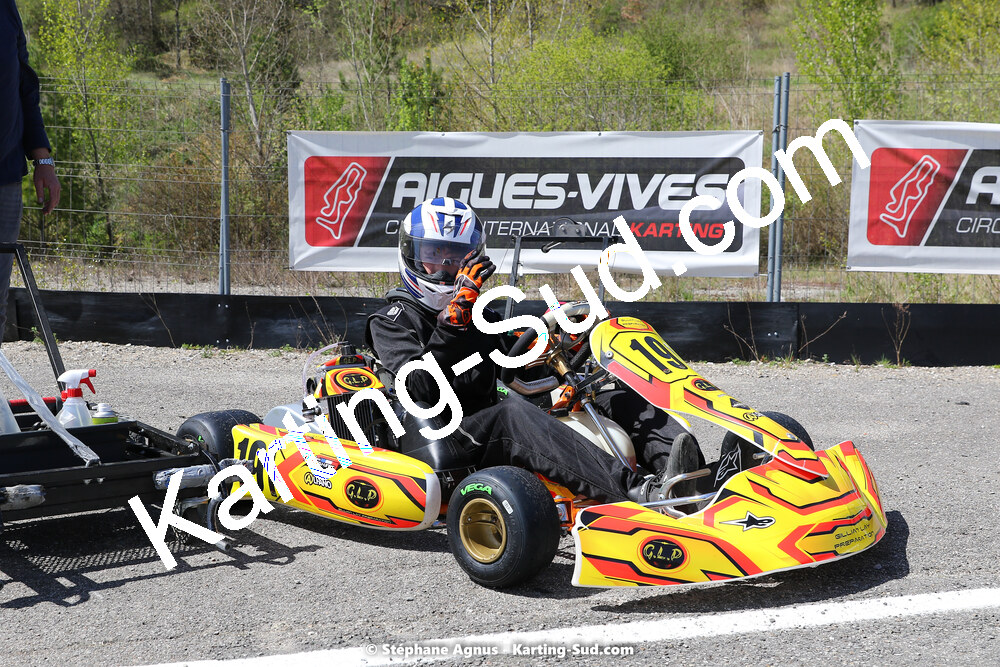 16 & 17/04/2022 : 3ème manche du Championnat du Sud 2022 au circuit d’Aigues-Vives (photos Stéphane Agnus) 2022 — karting