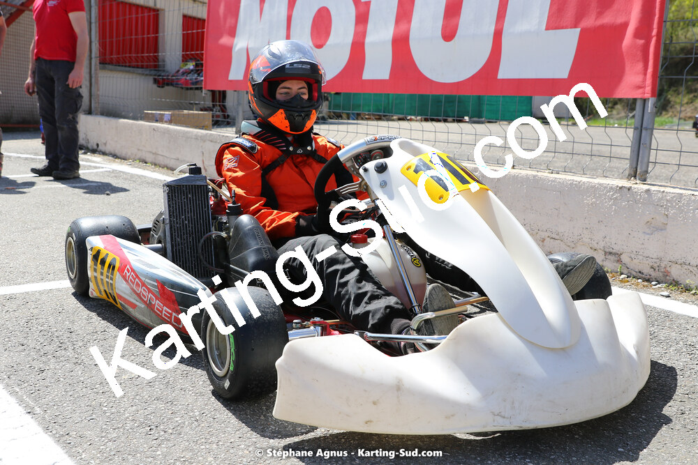 16 & 17/04/2022 : 3ème manche du Championnat du Sud 2022 au circuit d’Aigues-Vives (photos Stéphane Agnus) 2022 — karting