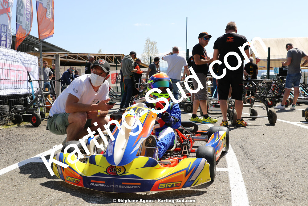 16 & 17/04/2022 : 3ème manche du Championnat du Sud 2022 au circuit d’Aigues-Vives (photos Stéphane Agnus) 2022 — karting