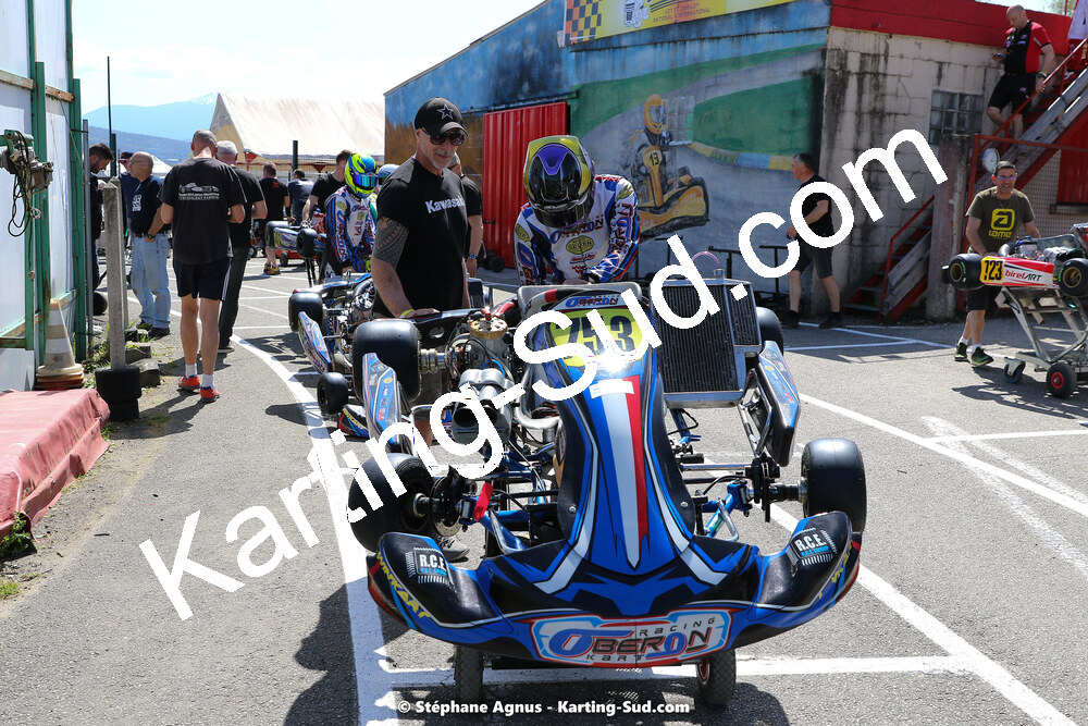 16 & 17/04/2022 : 3ème manche du Championnat du Sud 2022 au circuit d’Aigues-Vives (photos Stéphane Agnus) 2022 — karting