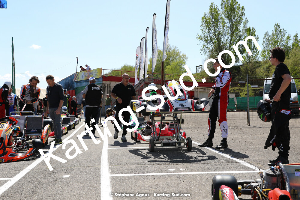 16 & 17/04/2022 : 3ème manche du Championnat du Sud 2022 au circuit d’Aigues-Vives (photos Stéphane Agnus) 2022 — karting