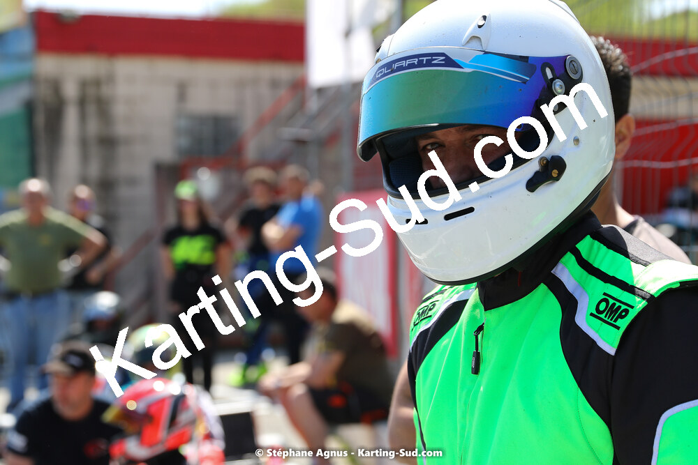 16 & 17/04/2022 : 3ème manche du Championnat du Sud 2022 au circuit d’Aigues-Vives (photos Stéphane Agnus) 2022 — karting
